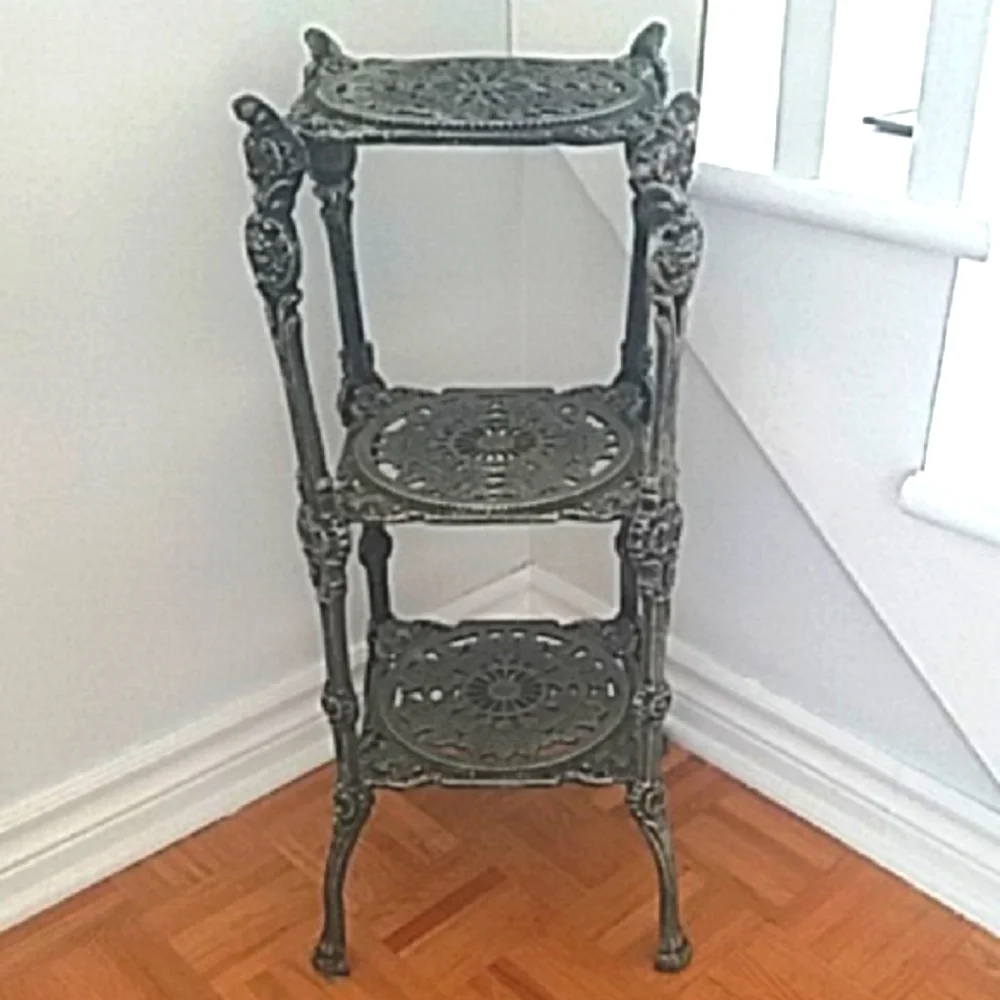 Vintage Heavy Metal Plant Stand - Picture 3 of 10